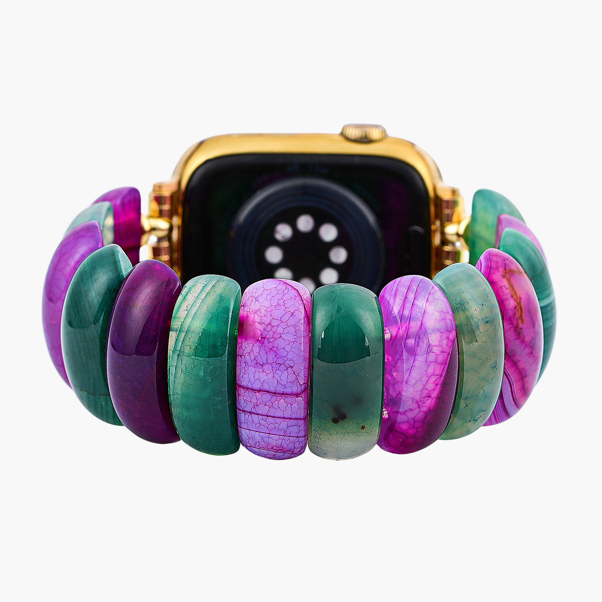Pulsera elástica Bohemian Jewel Agate para Apple Watch