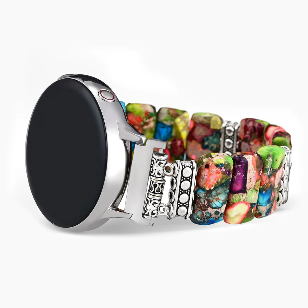 Chic Flower Samsung Galaxy Stretch Watch Strap display picture 2