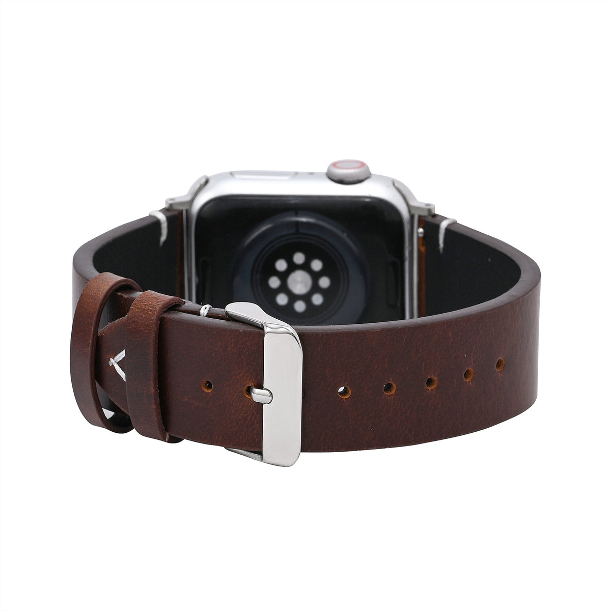 Herren Blaues Lederarmband für Apple Watch
