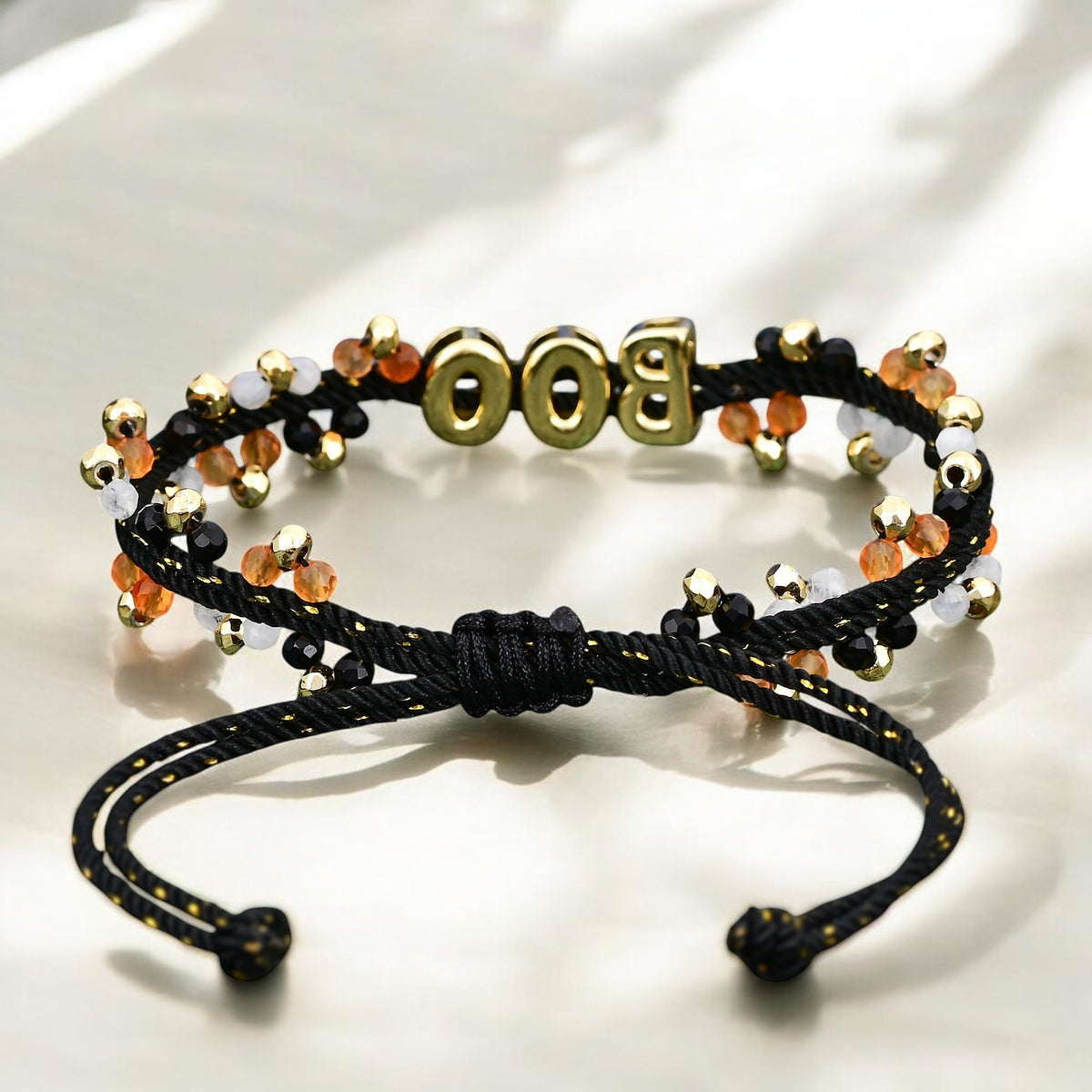 Spooky Boo Halloween Bracelet