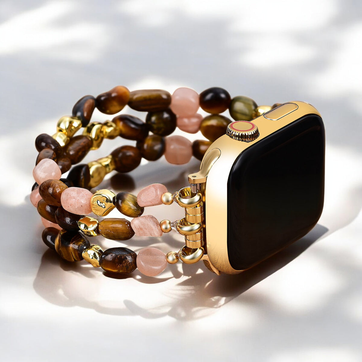 Golden Glowcore Stretch Apple Watch Strap