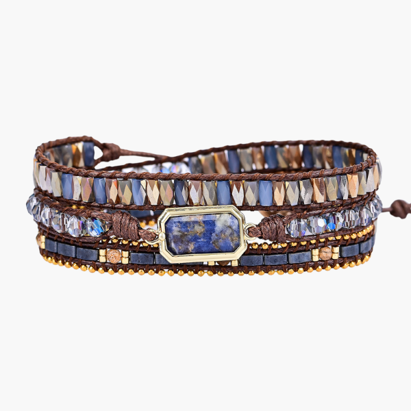 Midnight Royalty Wrap Bracelet