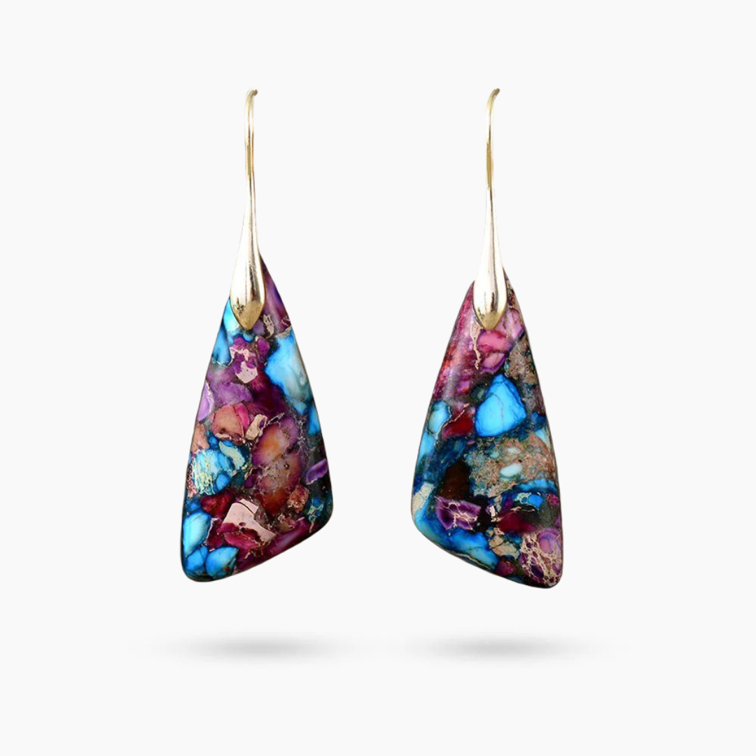 Mauvy Glamour Jasper Ohrringe