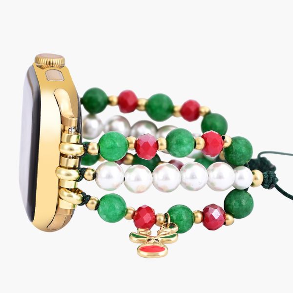 Christmas Reindeer Radiance Apple Watch Strap display picture 1