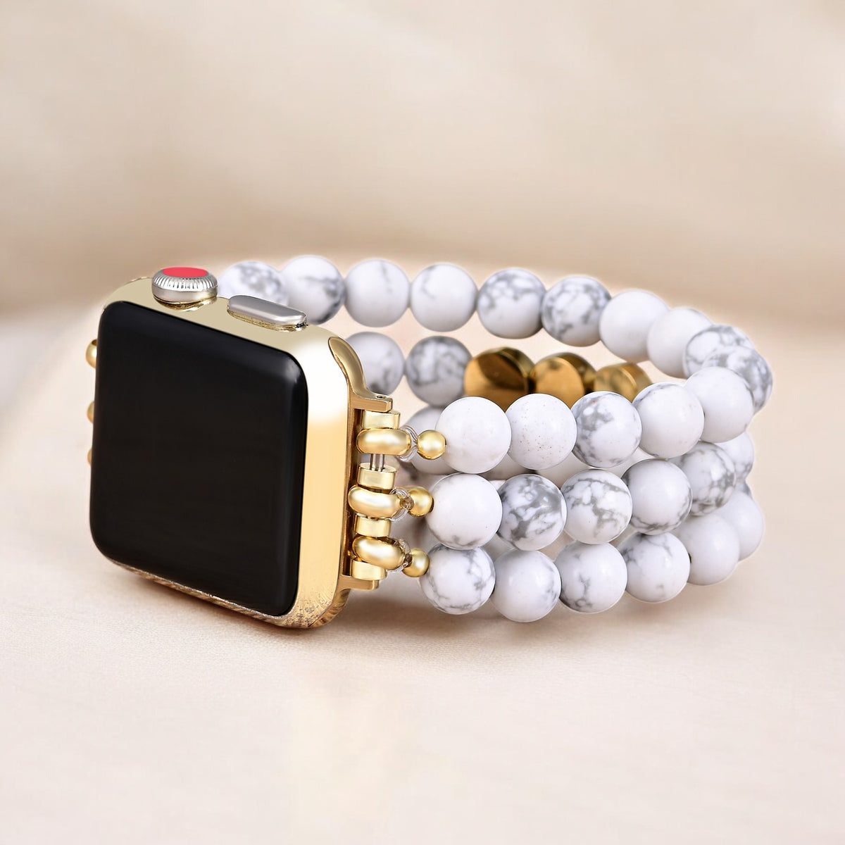 Correa Howlite Peace Inspiration Apple Watch