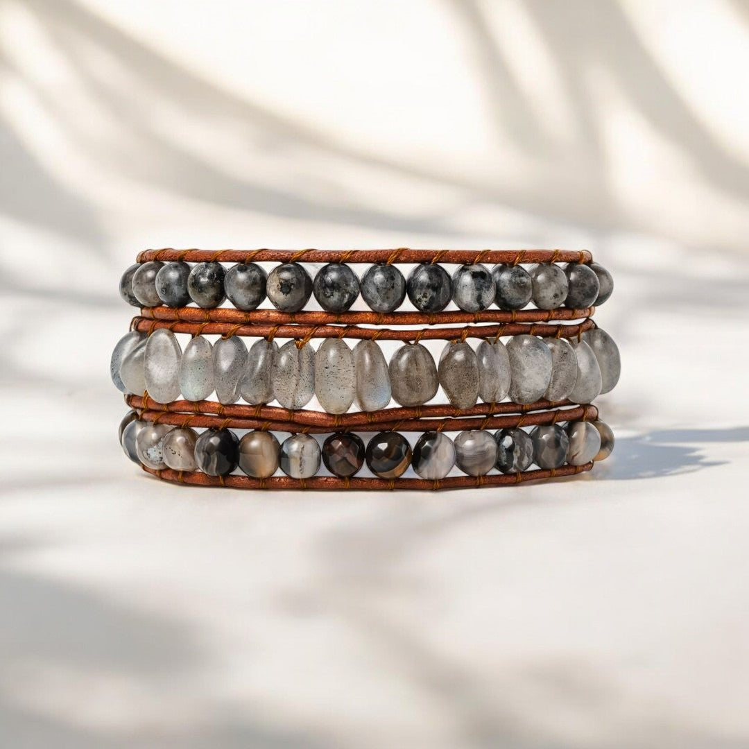 Labradorite Artisan Wrap Bracelet