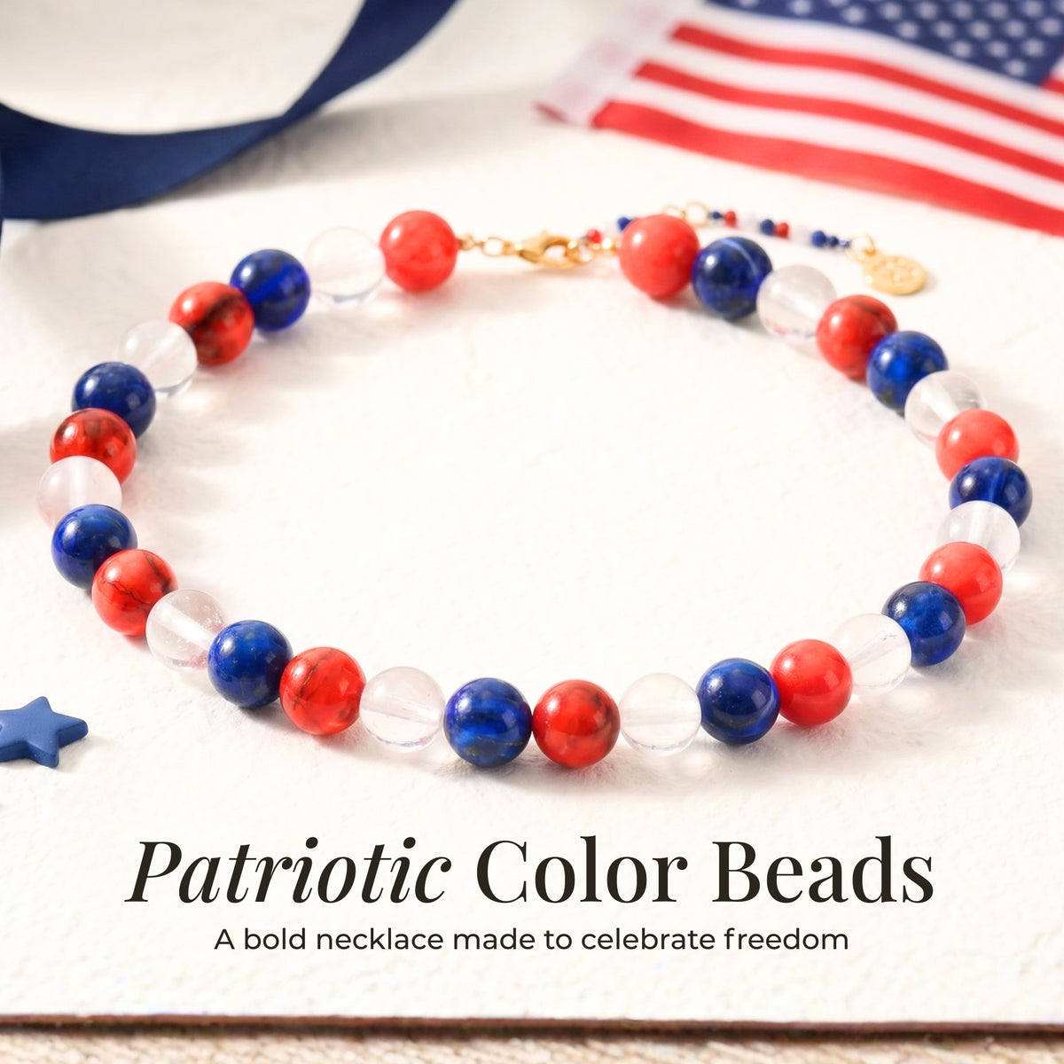 Chunky America 250 Beaded Necklace