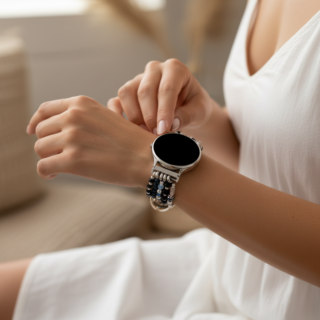 Correa para reloj Samsung Galaxy Stretch Ethereal Frost