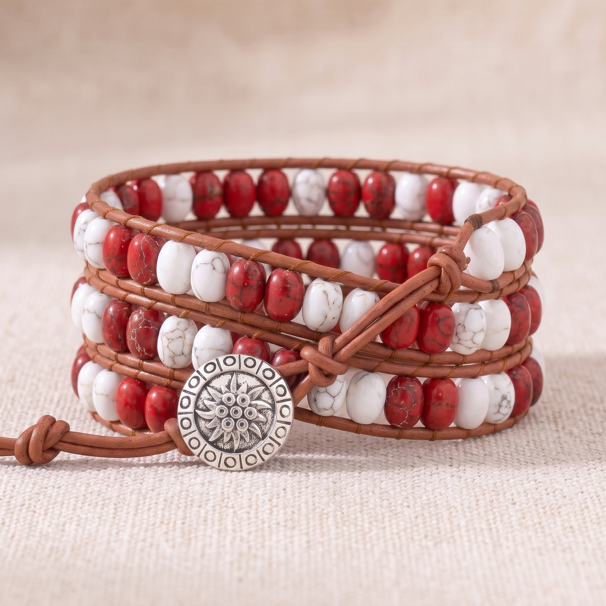 Japan Sakura Beaded Bracelet