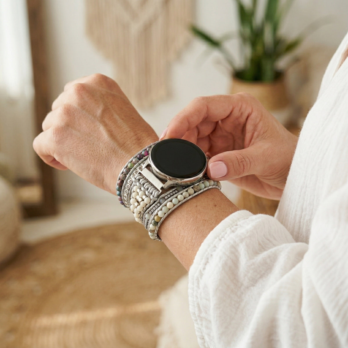 Correa para reloj Samsung Galaxy de turquesa curativa