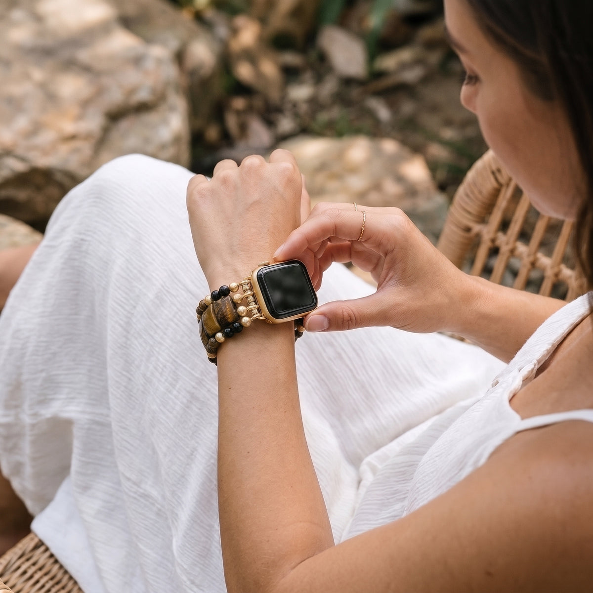 Fearless Heart Stretch Apple Watch Strap