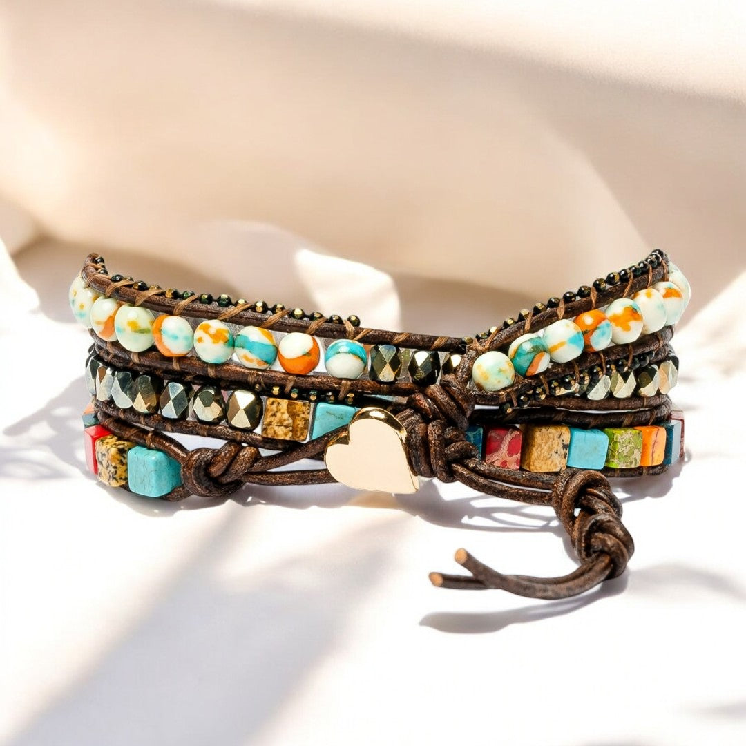 Pulsera envolvente de protección Chakra Moonlight