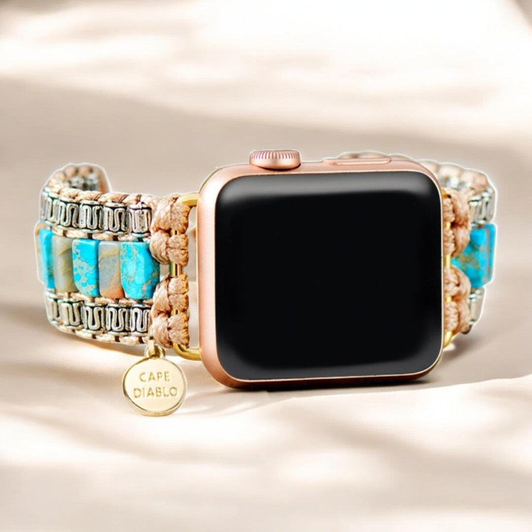 Correa Divine Ivory Turquoise Apple Watch