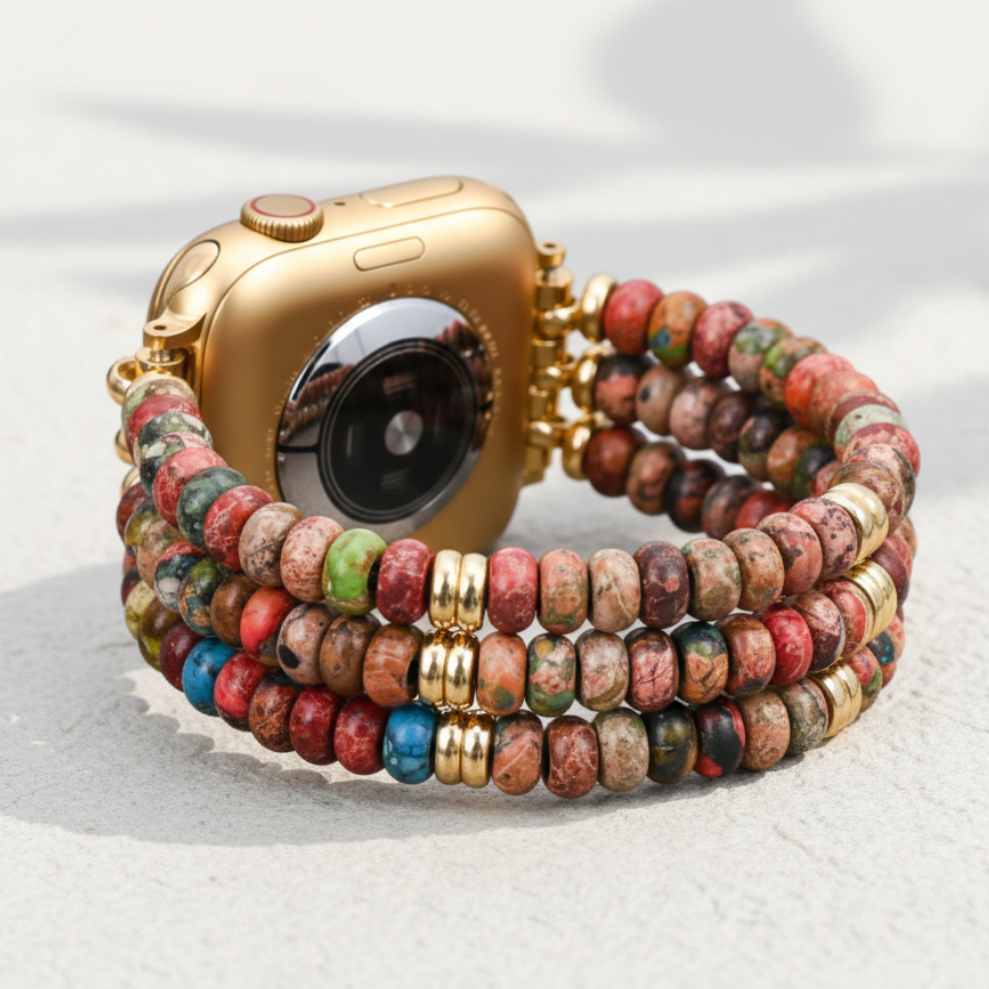 Correa elástica bohemia caleidoscopio para Apple Watch
