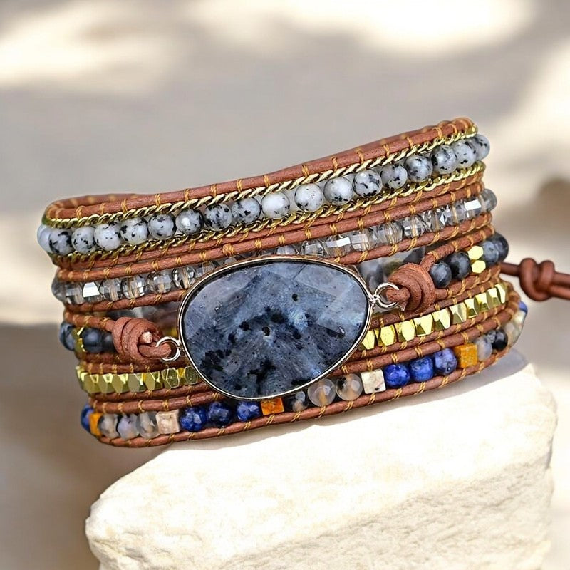 Ethereal Labradorite Wrap Bracelet