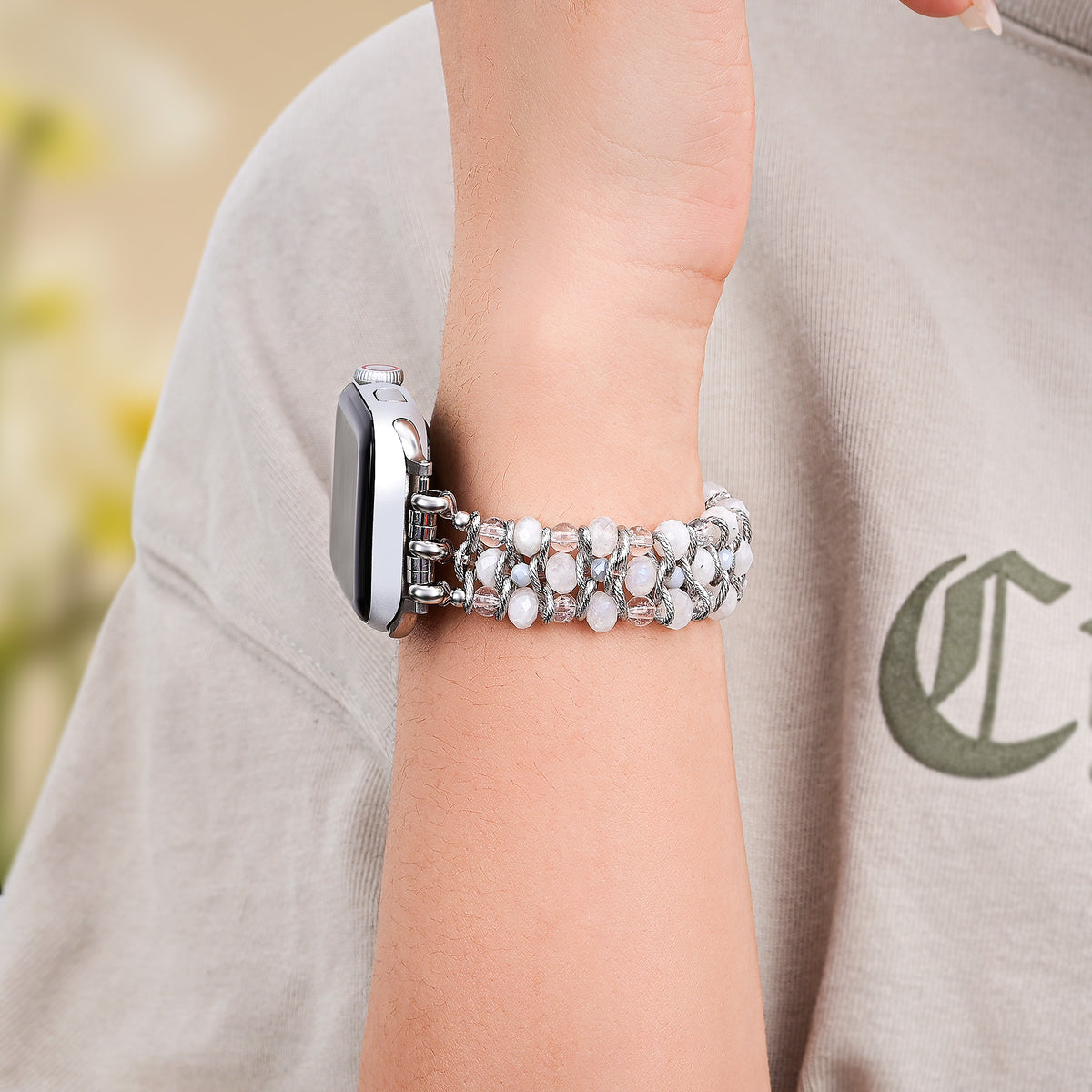 Correa elástica trenzada Moon Mirage para Apple Watch