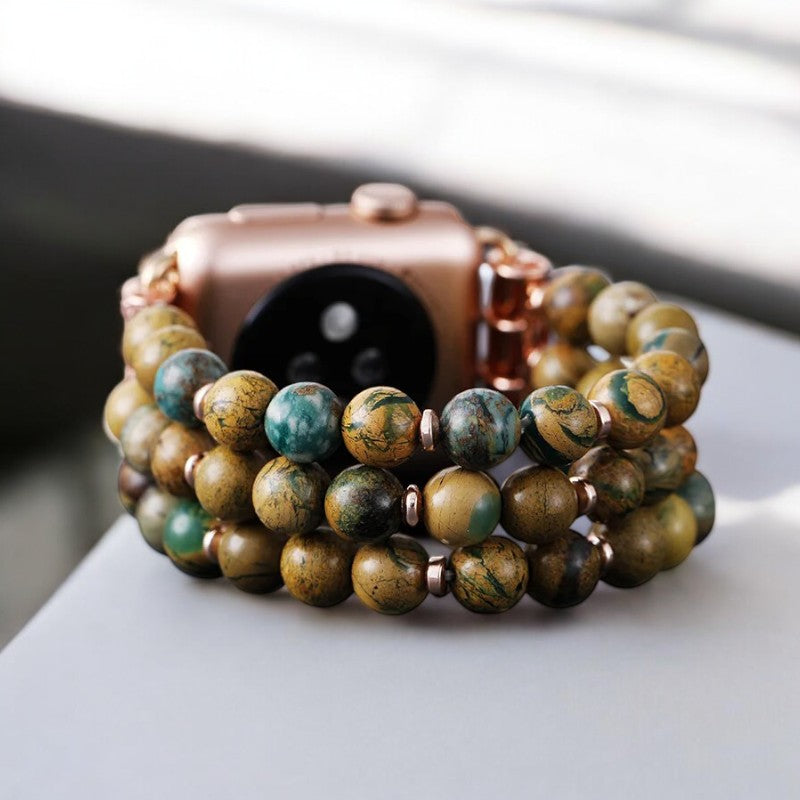 Forest Meadow Draconite Stretch Uhrenarmband