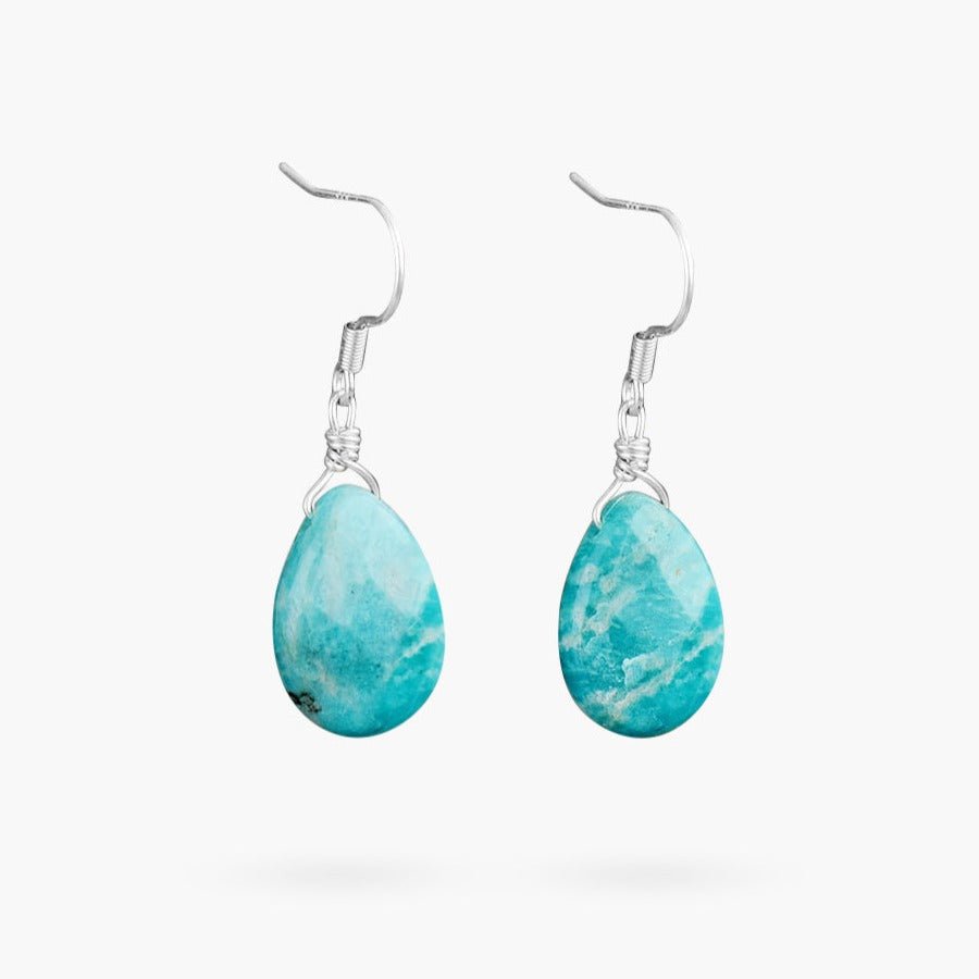 Amazonite Ocean Earrings - Cape Diablo