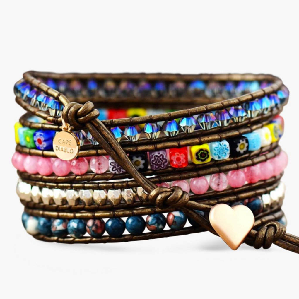 Healing Flower Protection Wrap Bracelet - Cape Diablo