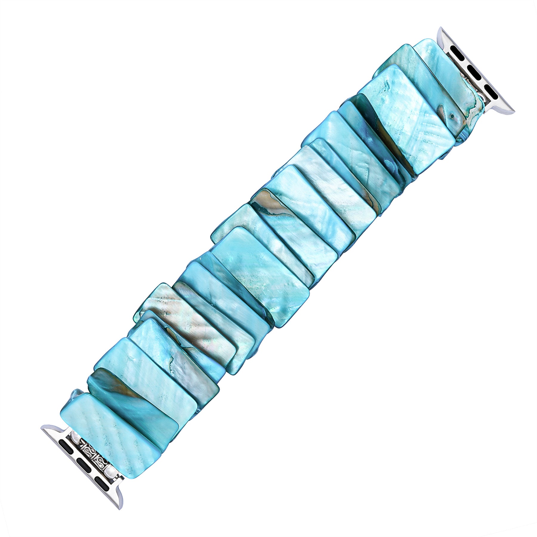 Azure Seashell Stretch Apple Watch Strap