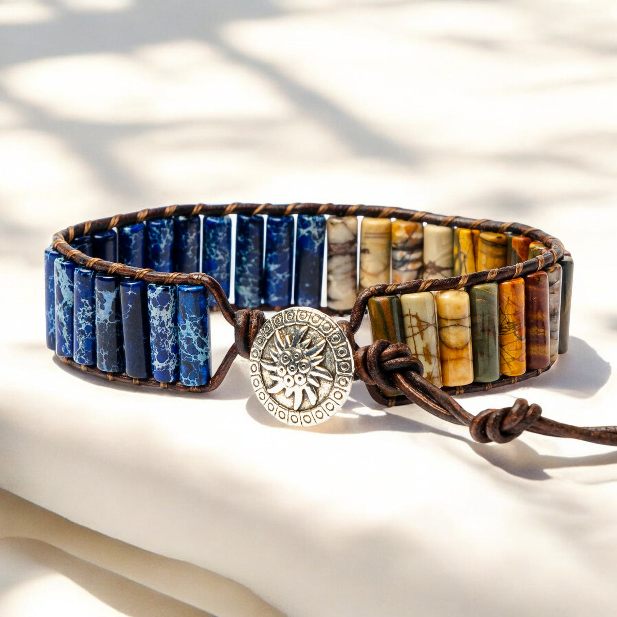 Men's Warrior Jasper Bracelet