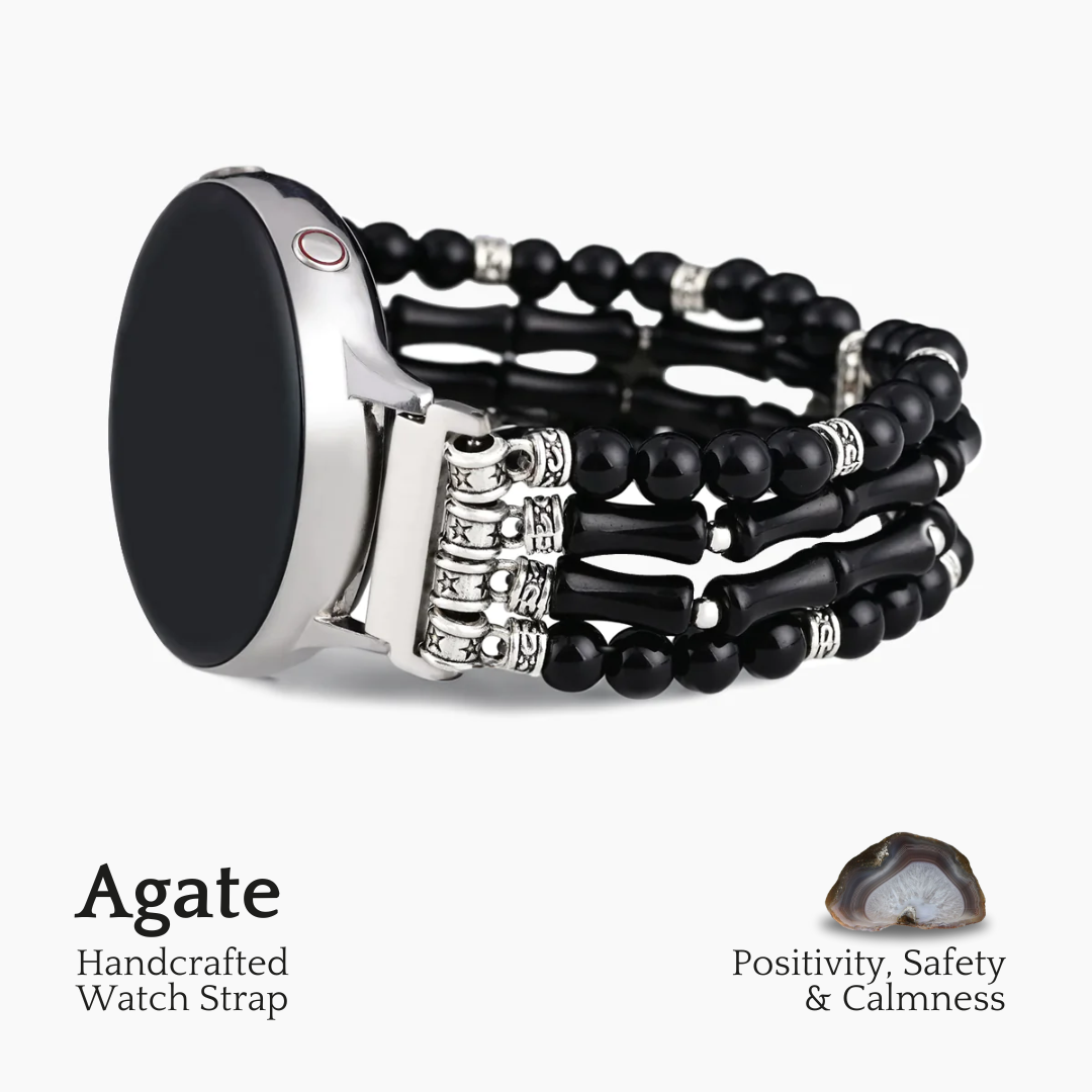 Moonlight Agate Samsung Galaxy Stretch Watch Strap