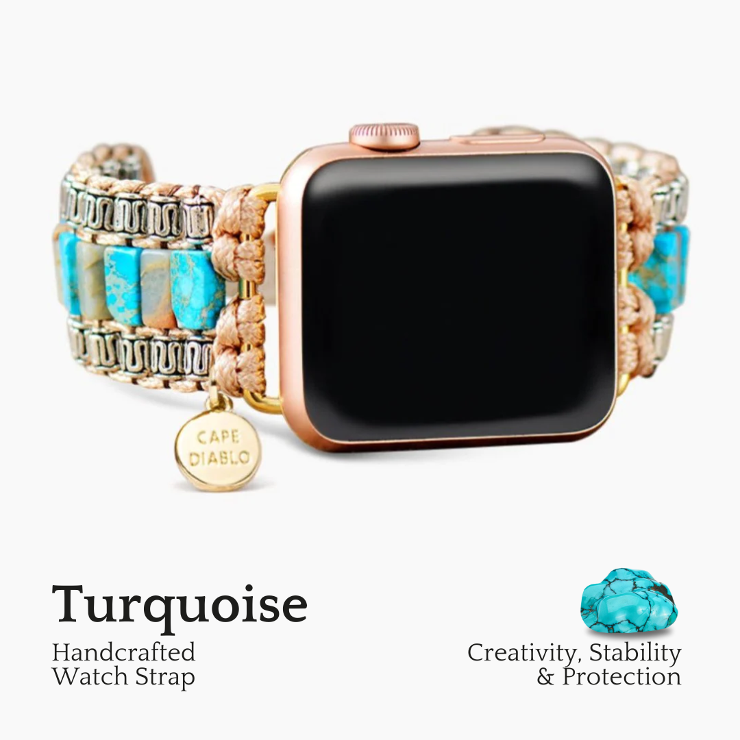 Divine Ivory Turquoise Apple Watch Strap