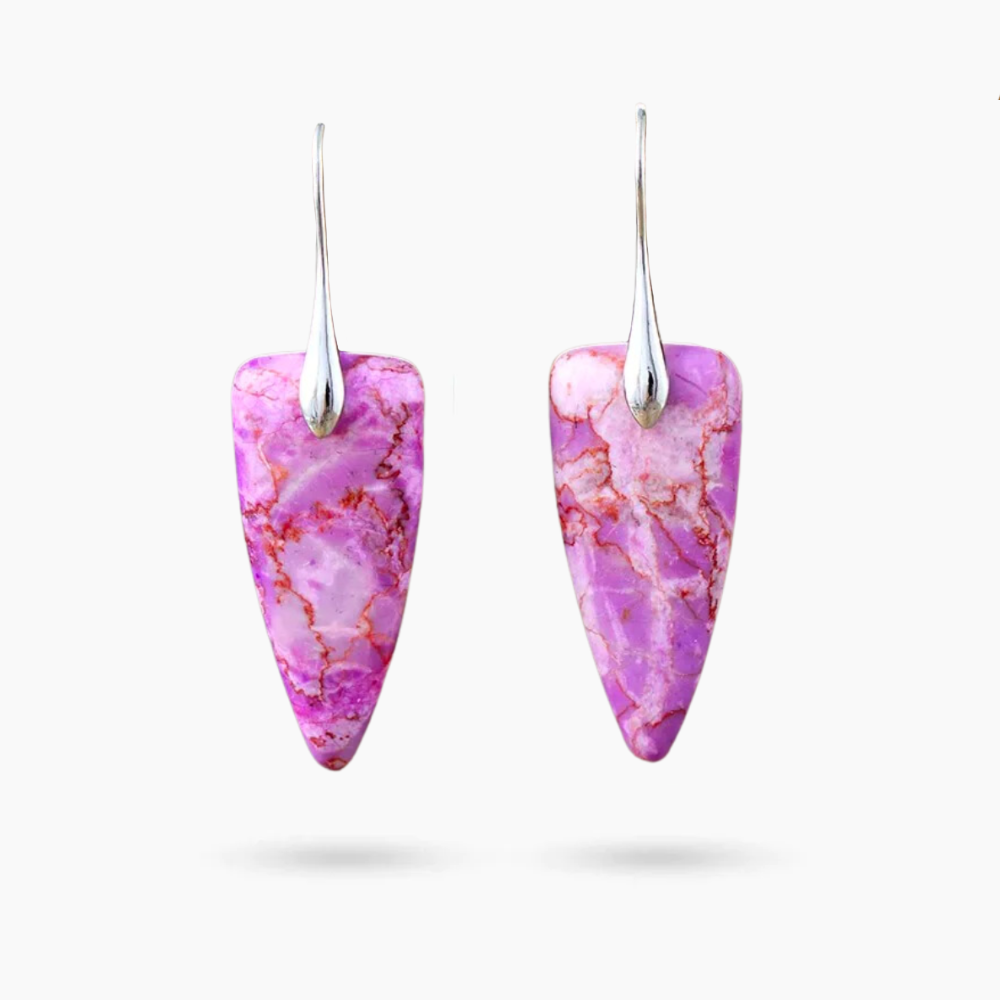 Mystic Lilac Jasper Earrings