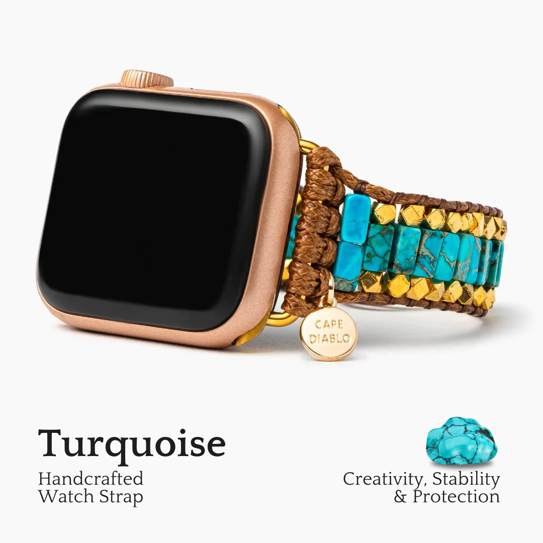 Kräftiges Türkis Apple Watch Armband