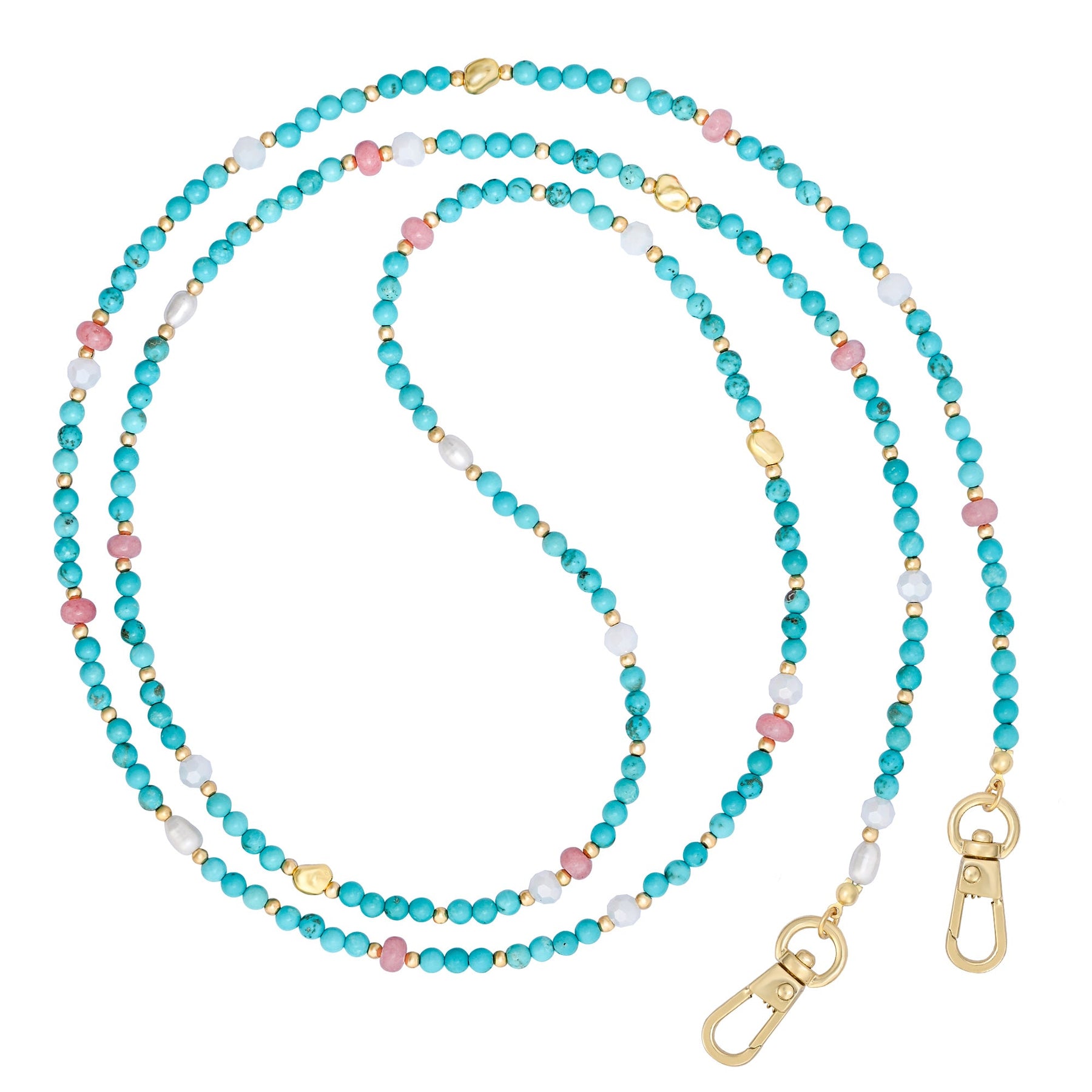 Howlite Horizon Phone Chain