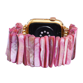 Correa elástica Imperial Orchid Shell para Apple Watch