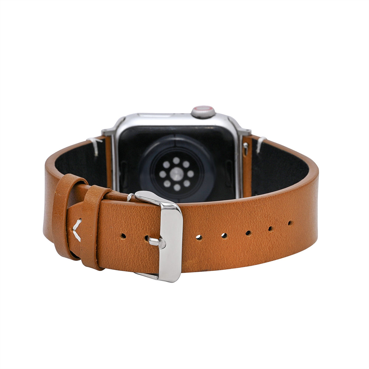 Herren Blaues Lederarmband für Apple Watch
