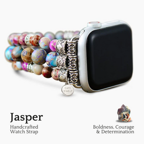 Intense Jasper Stretch Apple Watch Strap
