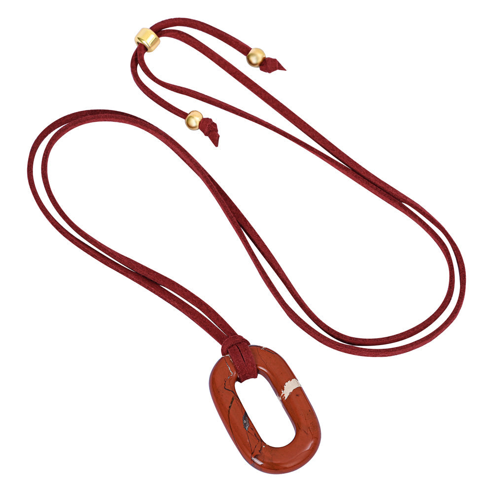 Wildleder Redstone Gelassenheit Halskette