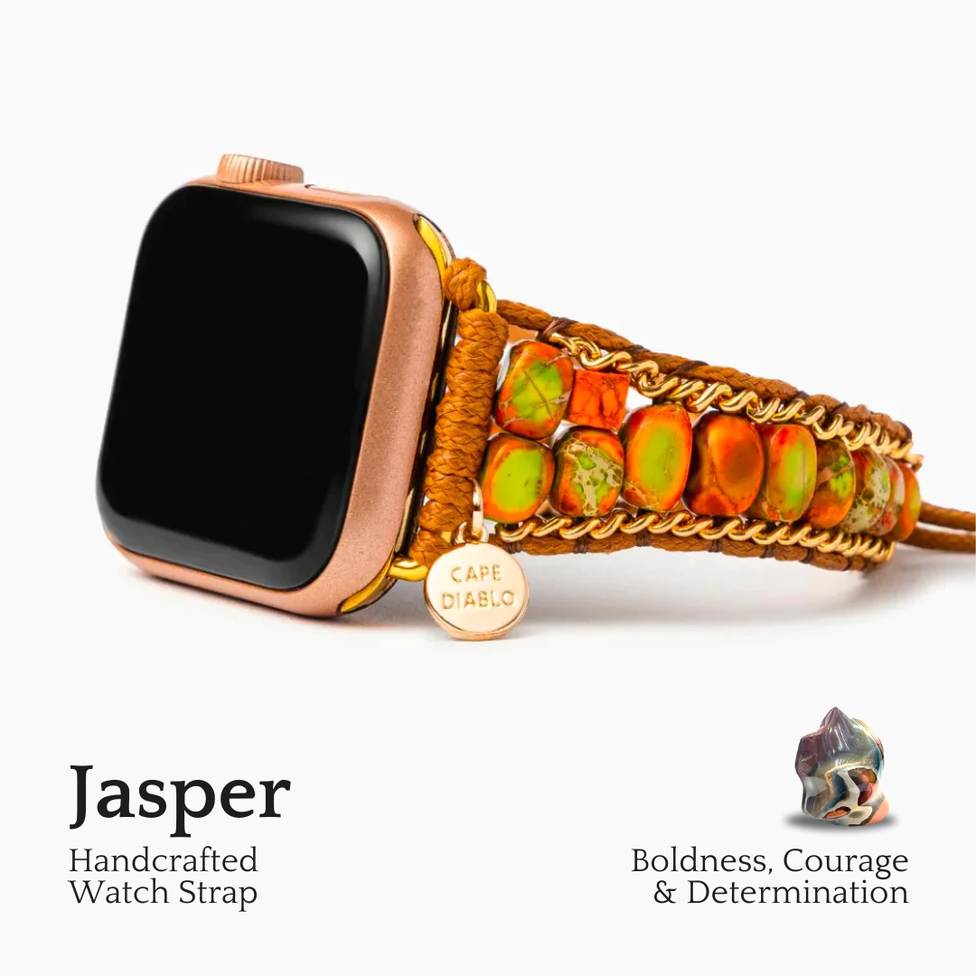 Tropischer Jaspis Apple Watch Strap