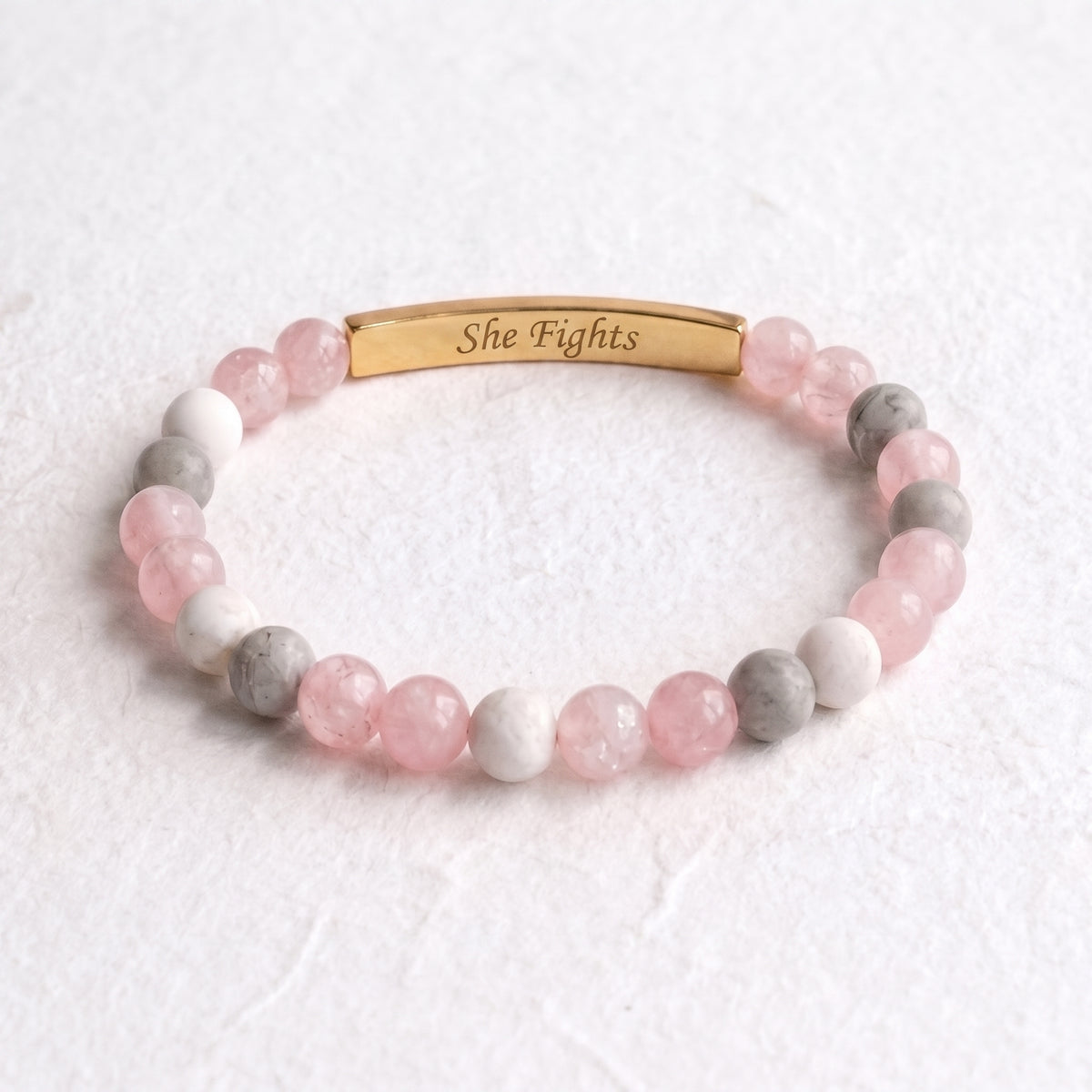 Breast Cancer Awareness Month Bracelet - She Fights
