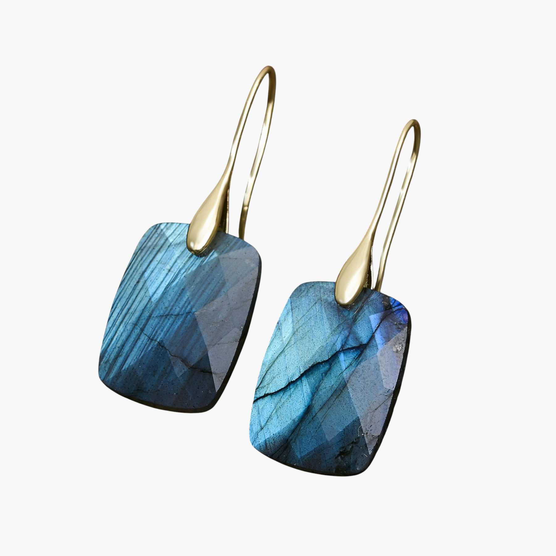 Labradorite Glow Drops Earrings