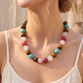 Chunky Berry Beaded Necklace