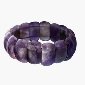 Amethyst Glow Chunky Bracelet