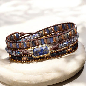 Midnight Royalty Wrap Bracelet