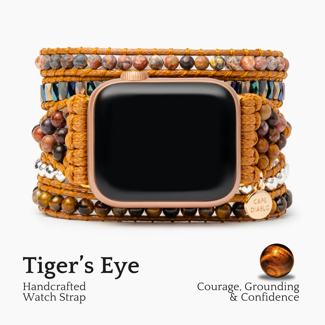 Tiger's Eye Royal Apple Watch Strap