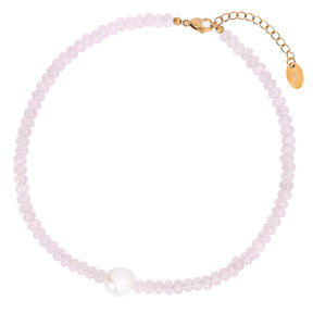 Rose Glow Pearl Necklace