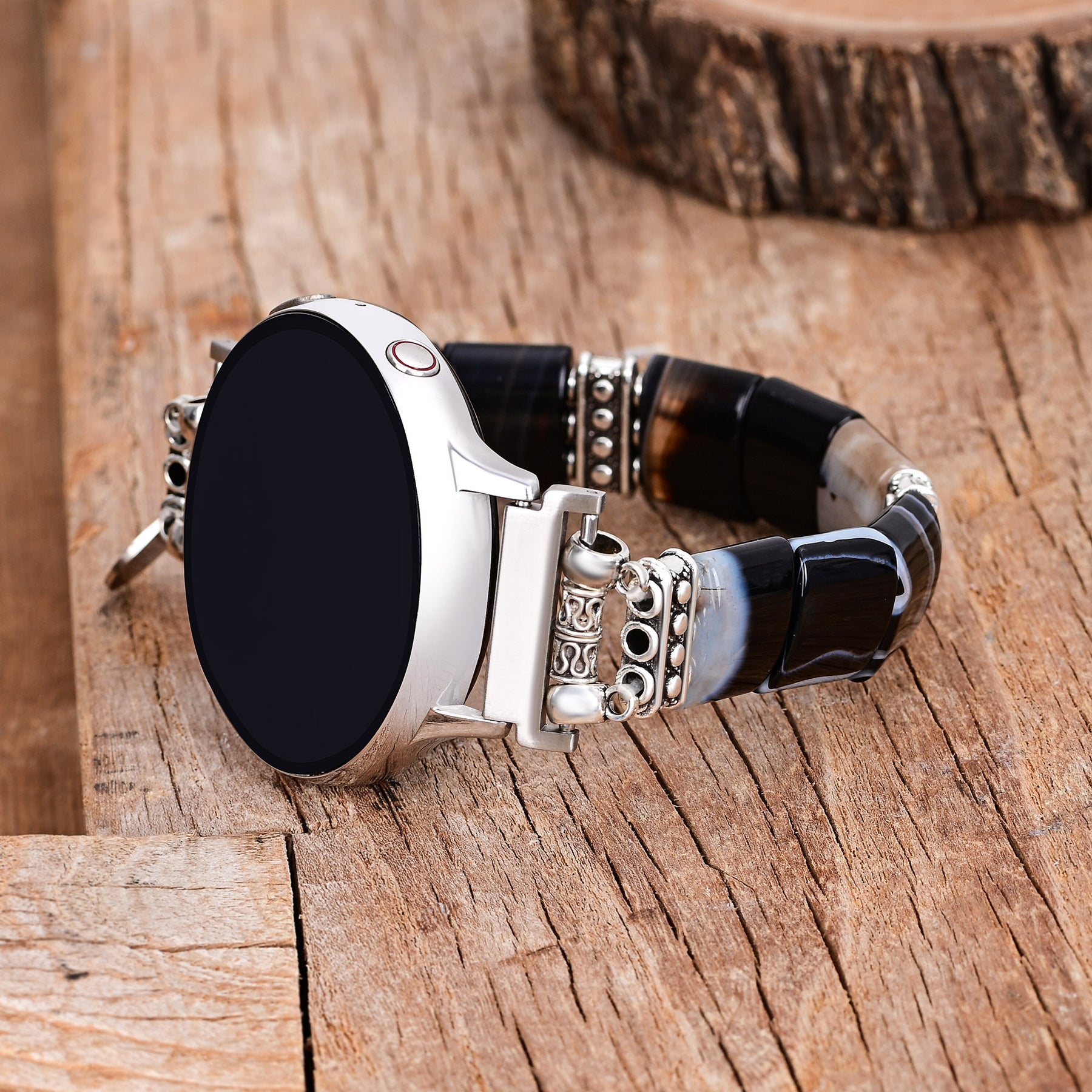 سوار ساعة آبل بوهيمي نوير مطاطي