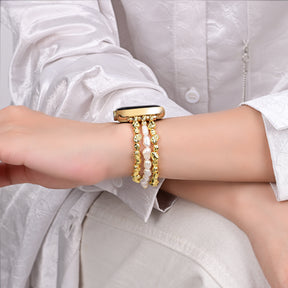 Correa Golden Pearl Stretch para Apple Watch