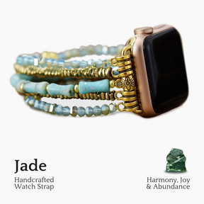 Jade Glimmer Stretch Apple Watch Strap