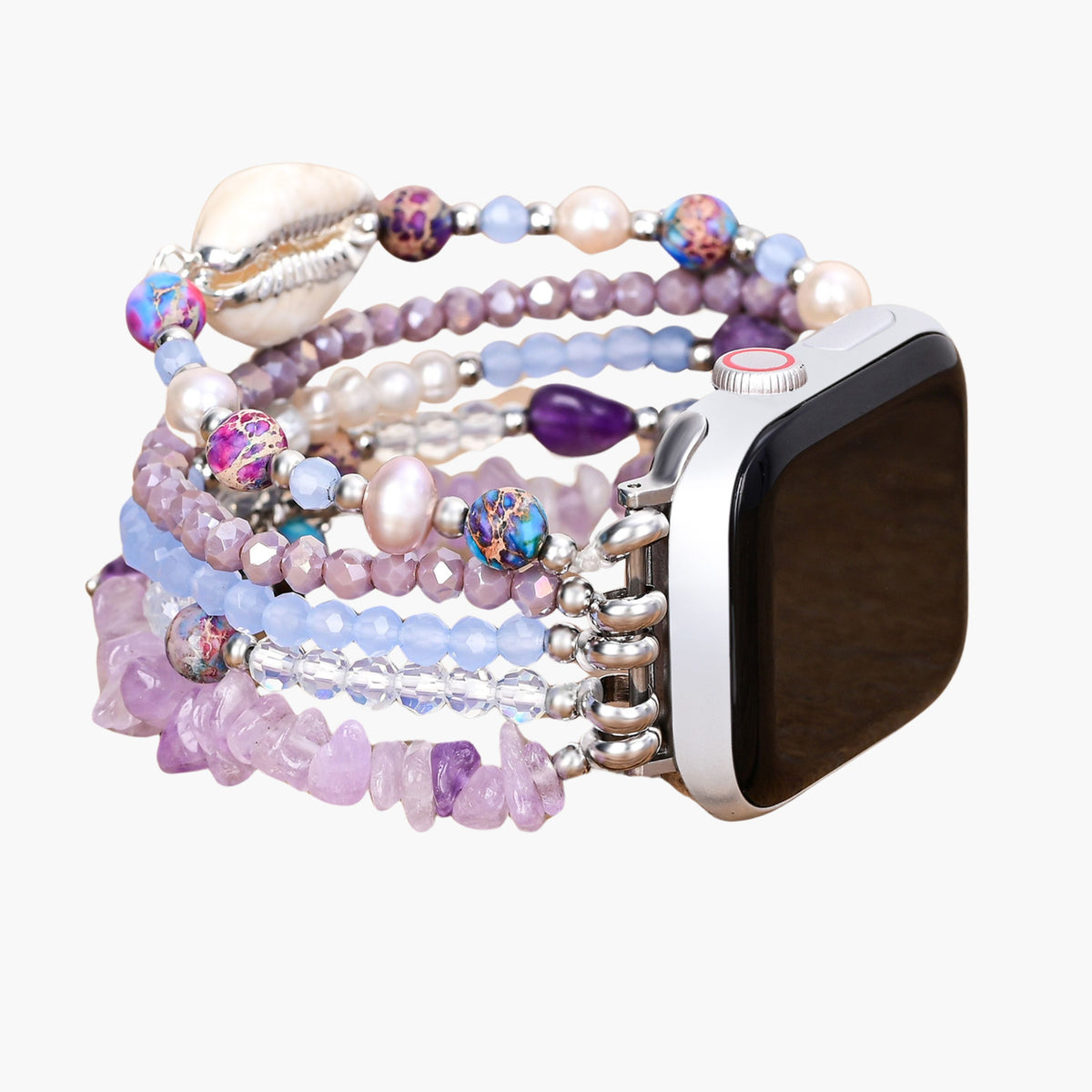 Lilac Shoreline Stretch Apple Watch Strap