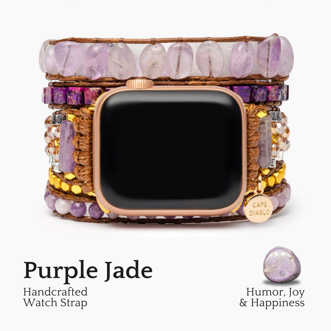 Correa Apple Watch con Jade Púrpura