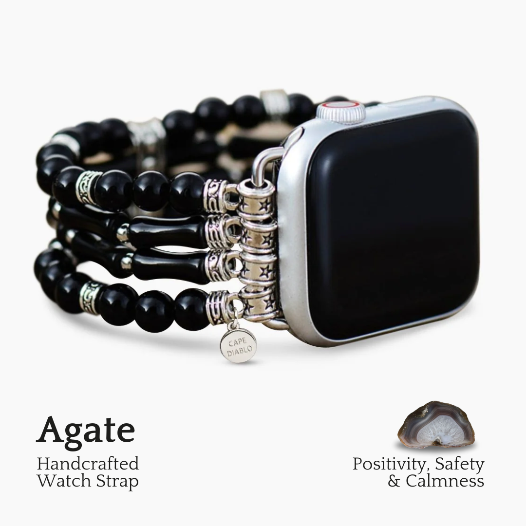 Moonlight Agate Stretch Apple Watch Strap
