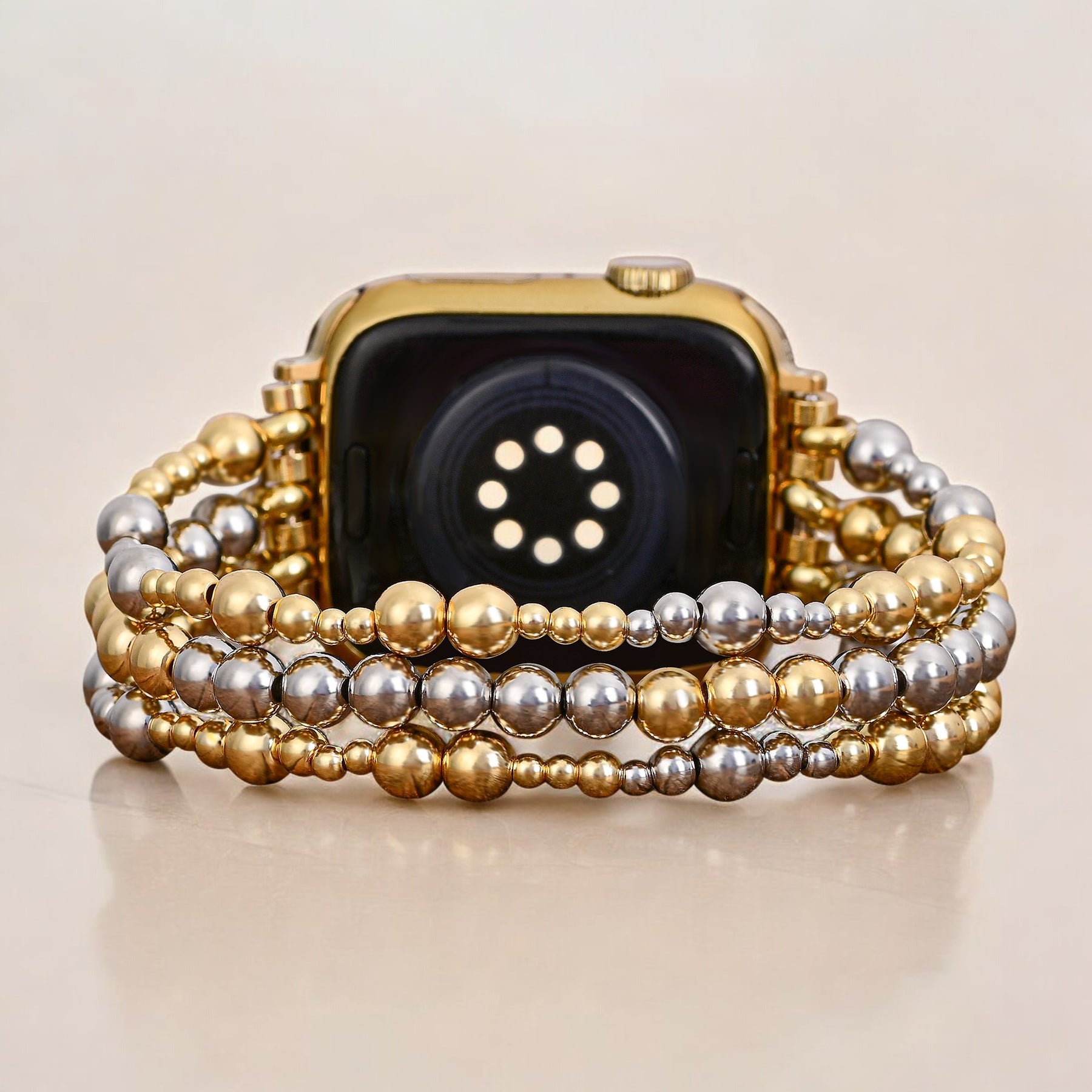 سوار ساعة آبل ستيرلينغ جولد المطاطي