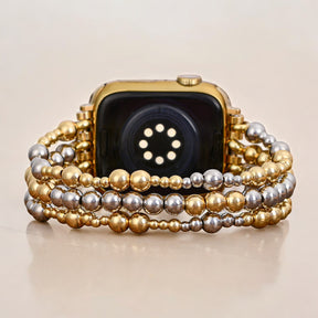 سوار ساعة آبل ستيرلينغ جولد المطاطي